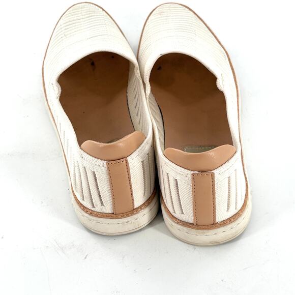 Ugg Sammy Breeze Slip On Sneakers 8 White Tan Flats Travel Beach Resort Cruise - Picture 5 of 11